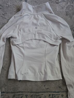 lululemon athletica White Zip-Up Athletic Jacket - Women's